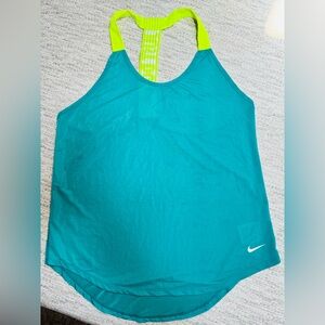 Nike Women's Turquoise and Citrine AthleticTank